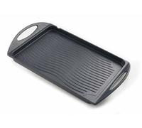 Eva Piastra rigata bistecchiera alluminio pressofuso rettangolare 42x27 cm Rotex