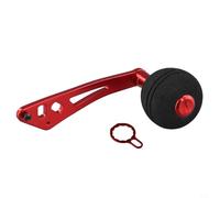 Eva Power Handle manopola di ricambio progettata per la modifica della zattera mulinello da pesca baitcasting, compatibile con 8, 5, 7, 4 modelli, richiede kit aggiuntivo (rosso)