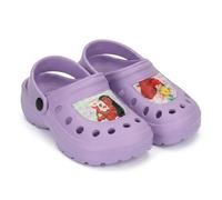 Eva Princess Zoccoli per bambini e bambine, sandali da spiaggia Princess per bambini antiscivolo, infradito comodo e leggero per piscina, estate e uso quotidiano, viola, 22/23 EU