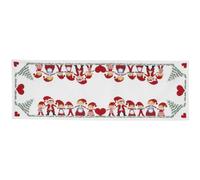 Eva Rosenstand Runner da tavola a punto croce con motivo a cuore