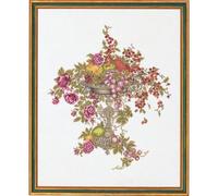 Eva Rosenstand Set per punto croce con motivo a conteggio di frutta