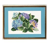 Eva Rosenstand set punto croce "Hydrangea", schema di conteggio, 45x60cm