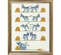 Eva Rosenstand Set punto croce asino conteggio