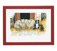 Eva Rosenstand Set punto croce pecora e cane