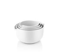 Eva - Set di ciotole per miscelazione, 4 pezzi, colore: Bianco