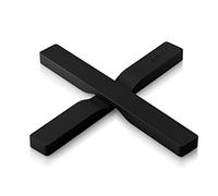 EVA SOLO | 2 sottopentola magnetici | Nylon rivestito in silicone con magneti incorporati | Lavabile in lavastoviglie | Posizionato di traverso o diviso in 2 | Design danese | Nero