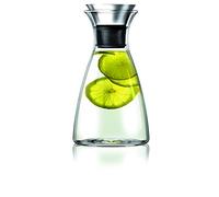 Eva Solo 567560 Caraffa in vetro, Acciaio Inox, 1 Litro, Anti-goccia