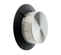 Eva Solo 567770 Timer da cucina, Analogico, Magnetico, Acciaio inox, Argento/Nero