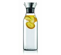 EVA SOLO | Caraffa frigo 1,4l | Per bevande calde e fredde | Vetro borosilicato lavabile in lavastoviglie | Labbro versatore in acciaio inossidabile e silicone | Design danese, funzionalità e qualità