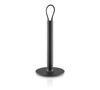 Eva Solo Nordic Kitchen portarotolo Nero, Acciaio inossidabile, gomma, pelle