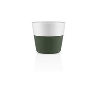 Eva Solo Lungo Mug Set di 2, Porcellana, Silicone, Verde smeraldo, 230 ml, 501130