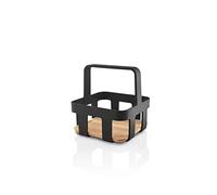 EVA SOLO | Nordic Kitchen Table Caddy | Elegante possibilità di Servizio e Design Pratico con Maniglia per Il Trasporto, Ideale per piacevoli grigliate in terrazza | Nero