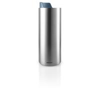 EVA SOLO Urban To Go Tazza 0,35 L Dusty Blue | Tazza termica a doppia parete con isolamento sottovuoto | Tazza lavabile in lavastoviglie con pratico passante e coperchio a scatto | Blu polvere