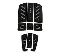 EVA Surf non slip tappetino premium comodo cuscinetto di trazione del ponte leggero resistente per le tavole da surfuli per le tavole per kiteboards assi di sabbia d'acqua di (nero)
