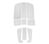 EVA Surf non slip tappetino premium comodo cuscinetto di trazione del ponte leggero resistente per le tavole da surfuli per le tavole per kiteboards assi di sabbia d'acqua di (bianco)