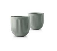 Eva Trio | Legio Nova - Tazza 34 cl senza manico, 2 pezzi, in porcellana durevole per l'uso quotidiano e per le occasioni festive | Sage