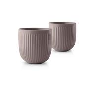 Eva Trio | Legio Nova Tazza 34 cl senza manico 2 pezzi Truffle | Porcellana durevole per l'uso quotidiano e per le occasioni festive | Truffle