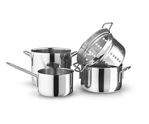 Eva Trio - Stainless Steel Collection Box Set with 3 Pot (202350)