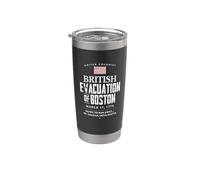 Evacuazione britannica di Boston 1776 Bicchiere termico in acciaio inox doppia parete