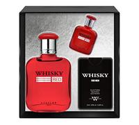 EVAFLORPARIS WHISKY RED - Gift Box: Eau de Toilette 100 ml + Miniature 7.5 ml + Travel Perfume 20 ml, Set, Perfume Spray, Men Perfume, EVAFLORPARIS - 520 g