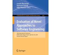 Evaluation of Novel Approaches to Software Engineering: 19th International Conference, ENASE 2024, Angers, France, April 28-29, 2024, Revised Selected Papers: 2877