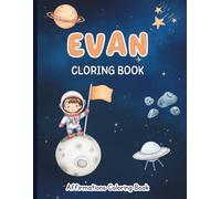 Evan Coloring Book: Affirmations Coloring Book, A Creative Journey of Positive Empowerments
