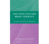 Evan George Chris Iveson Harvey Ratne Solution Focused Brief Therap (Tascabile)