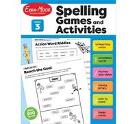 Evan-Moor Corporation Spelling Games and Activities, Grade 3 (Tascabile)
