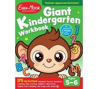 Evan-Moor Educational Publishe Giant Kindergarten Workbook, Age 5 - (Tascabile)