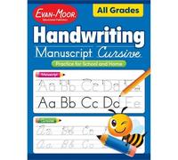 Evan-Moor Educational Publishers Handwriting: Manuscript, Cursive (Tascabile)