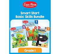 Evan-Moor Educational Publishers Smart Start Activity Book Basic Skills Bundle, Grade 1