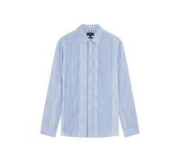 EVANDES-LS - Camicia a Righe testurizzate