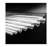 EVANEM 1 Pz 50 Cm Tubo Acrilico Tubo Tondo Rigido Trasparente, OD16-110mm Tubo Trasparente Accessori Acquario Serbatoio di Pesce Tubo dell'Acqua (Size : Outer Dia 32mm)