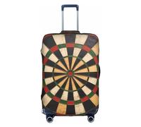 EVANEM Copertura per bagagli da viaggio con rosa rossa e vino, per amanti romantici, custodia protettiva per trolley, antigraffio, adatta per bagagli da 45,7 a 81,7 cm, Tavola per freccette., S