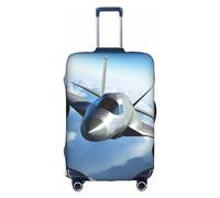 EVANEM Copertura per bagagli da viaggio in aereo volante, custodia protettiva elastica per trolley, protezione antigraffio, adatta per bagagli da 45 a 81 cm, Aereo volante, S
