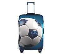 EVANEM Copertura per bagagli da viaggio in aereo volante, custodia protettiva elastica per trolley, protezione antigraffio, adatta per bagagli da 45 a 81 cm, Calcio Sport Ball, S