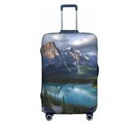 EVANEM Copertura per bagagli da viaggio in aereo volante, custodia protettiva elastica per trolley, protezione antigraffio, adatta per bagagli da 45 a 81 cm, Parco nazionale di Banff, XL