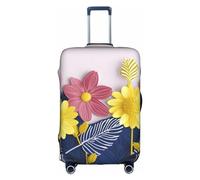 EVANEM Copertura per bagagli da viaggio in stile retrò moderno di metà secolo con forme a goccia, custodia protettiva per trolley elastica, protezione antigraffio, adatta per bagagli da 45,7 a 81,7
