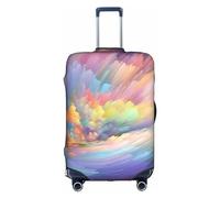EVANEM Copertura per bagagli da viaggio per libreria, custodia protettiva elastica per trolley, antigraffio, adatta per bagagli da 45,7 a 81,7 cm, Sogno colorato, M