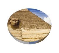 EVANEM Federa rotonda per sgabello da bar, motivo: piramidi d'Egitto, in morbido velluto, antiscivolo e stabile, per cucina, sgabelli da bar, ufficio e sala da pranzo, 35,5 cm