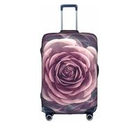 EVANEM Fish Under The Sea - Copertura per bagagli da viaggio, custodia protettiva elastica per trolley, antigraffio, adatta per bagagli da 45,7 a 81,7 cm, Sfera Fioritura Rosa Fiore, M