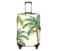 EVANEM Fish Under The Sea - Copertura per bagagli da viaggio, custodia protettiva elastica per trolley, antigraffio, adatta per bagagli da 45,7 a 81,7 cm, Albero di cocco estivo, S