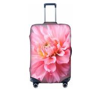 EVANEM Skyscraper Buildings - Copertura per bagagli da viaggio, custodia protettiva elastica per trolley, antigraffio, adatta per bagagli da 45 a 81 cm, Un fiore rosa, S