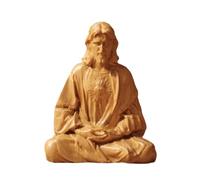 EVANEM Statua di Gesù Cristo in Resina, for fedeli credenti, Decorazioni for la casa o la Chiesa, Scultura Religiosa Artigianale(15cm)