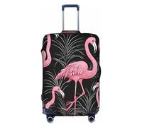 EVANEM The Old Hollywood - Copertura per bagagli da viaggio, custodia protettiva elastica per trolley, antigraffio, adatta per bagagli da 45 a 81 cm, Fenicottero astratto, M