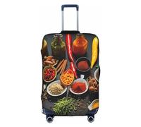 EVANEM The Old Hollywood - Copertura per bagagli da viaggio, custodia protettiva elastica per trolley, antigraffio, adatta per bagagli da 45 a 81 cm, Condimenti Spezie, L