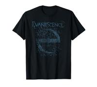 Evanescence - Blue Distressed Logo 2 Maglietta