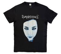 Evanescence 'Fallen Face' (Nero) T-Shirt NUOVO E UFFICIALE