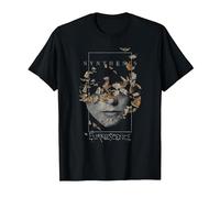 Evanescence Half Face Maglietta, Uomo, Nero, XXL