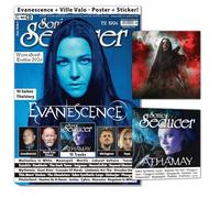 Evanescence, Ville Valo, Athamay, Sonic Seducer - Sonic Seducer 07/08-26 + CD: Evanescence - Sanctuary - 10 Seiten Titelstory / Sticker / XL Evanescence- u. Ville Valo- Poster + Combichrist + dArtagnan + Moonspell + Faun + Dead Can Dance + Wave-Gotik